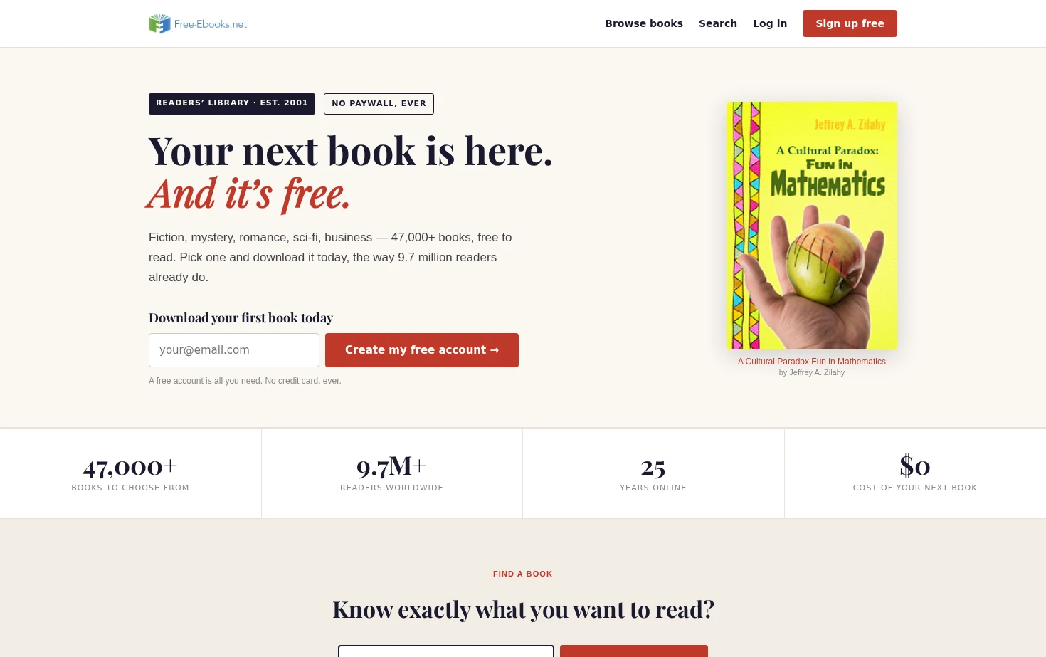 Free-eBooks.net 页面快照